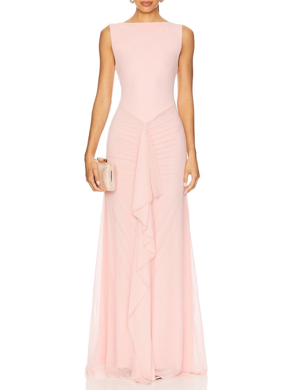 Ellie Maxi Dress in baby pink